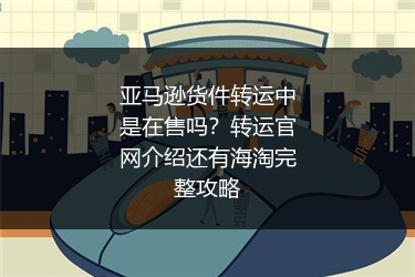 亚马逊货件转运中是在售吗？转运官网介绍还有海淘完整攻略